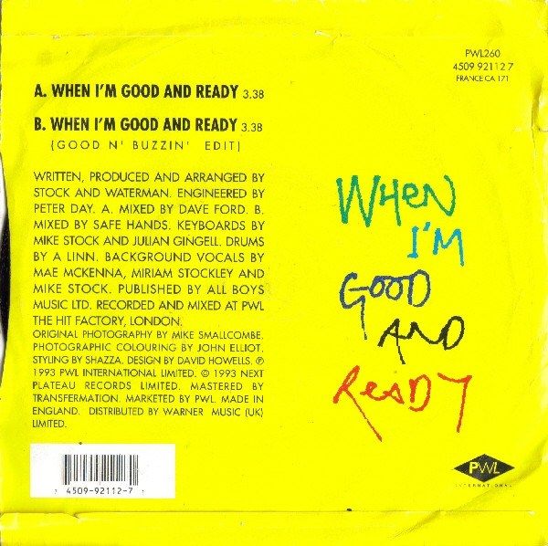 965865dd9f46929d4a5edca773b255e63547909d_0_0.jpeg When I'm Good And Ready