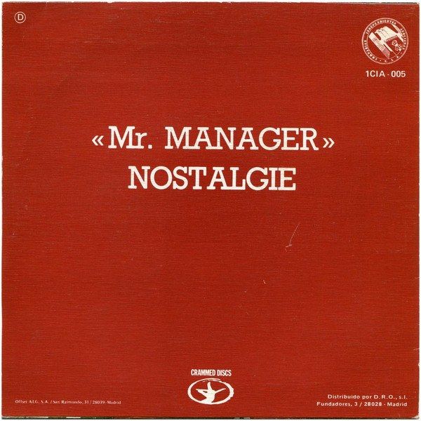 «Mr. Manager»