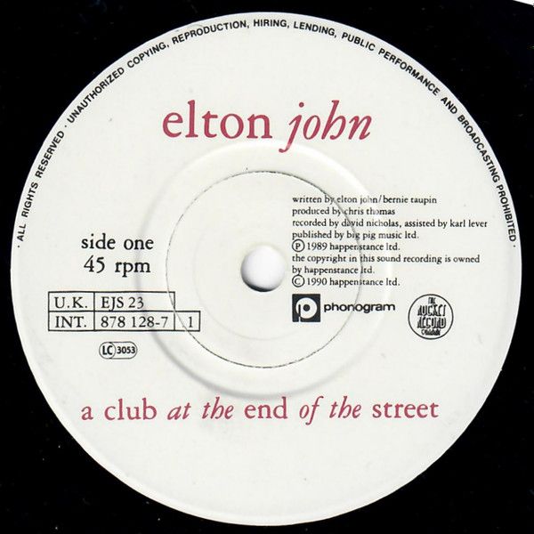 Club At The End Of The Street / Whispers