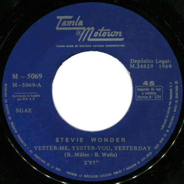 Yester-Me, Yester-You, Yesterday / I'd Be A Fool Right Now