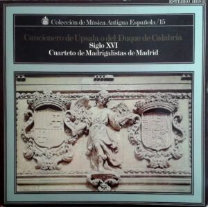 Cancionero De Upsala O Del Duque De Calabria