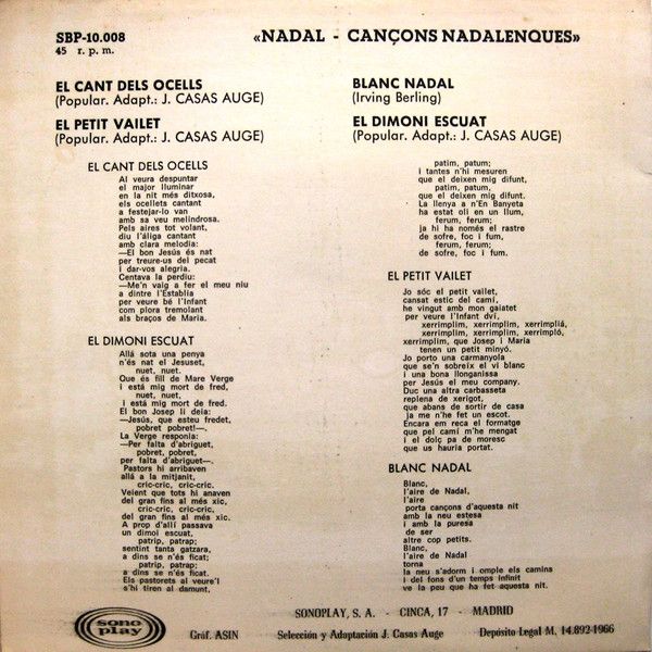Nadal - Cançons Nadalenques