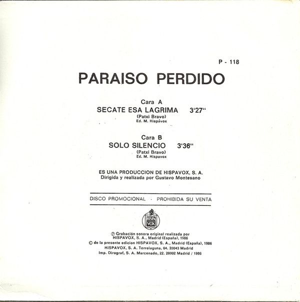 Secate Esa Lagrima