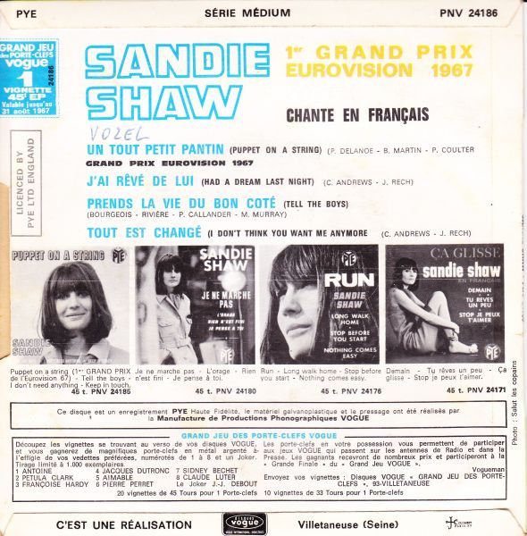My5qcGVn-6.jpeg Sandie Shaw Chante En Français Un Tout Petit Pantin = Puppet On A String