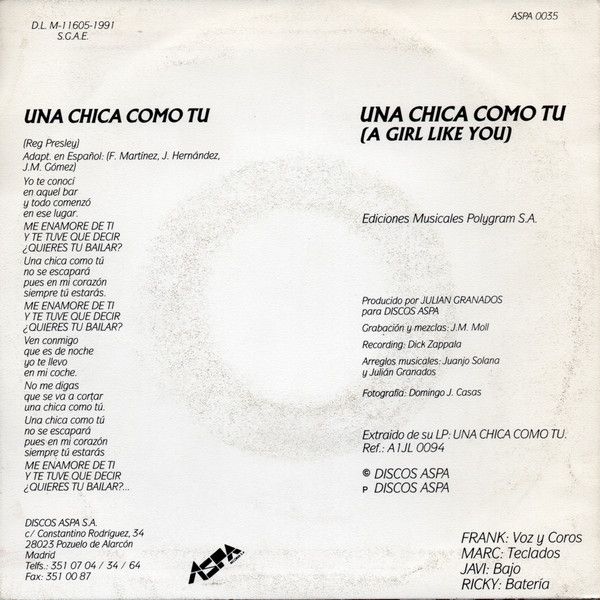 Una Chica Como Tú
