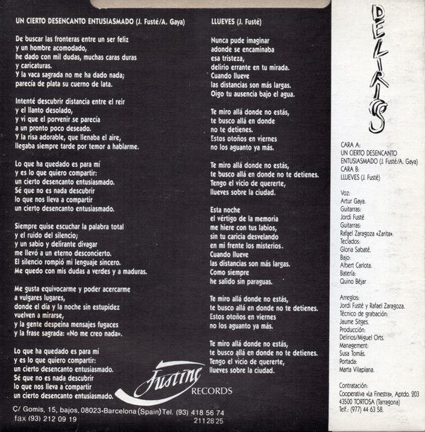 Un Cierto Desencanto Entusiasmado