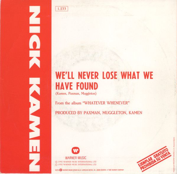 We'll Never Lose What We Have Found