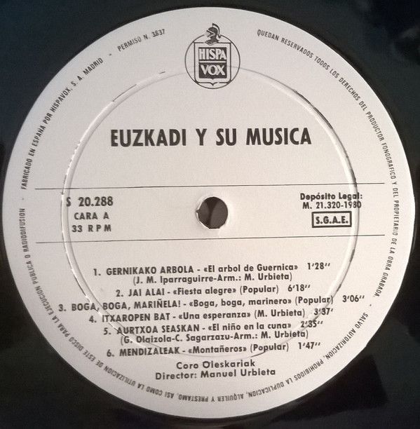 Euzkadi Y Su Música