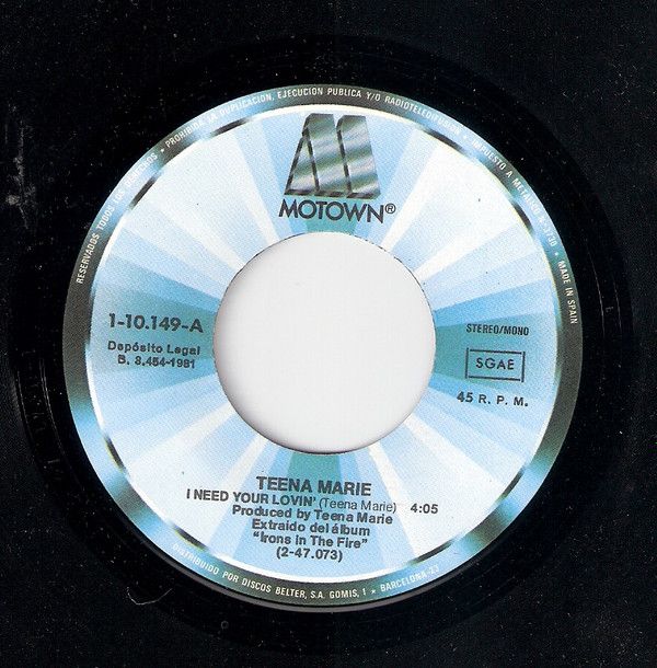 I Need Your Lovin' / Irons In The Fire