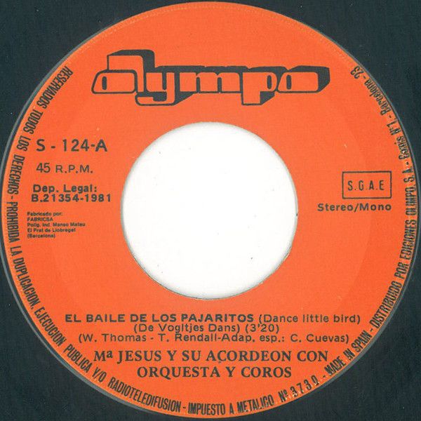 El Baile De Los Pajaritos =Dance Little Bird