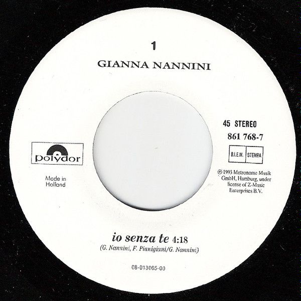 Io Senza Te / Radio Baccano