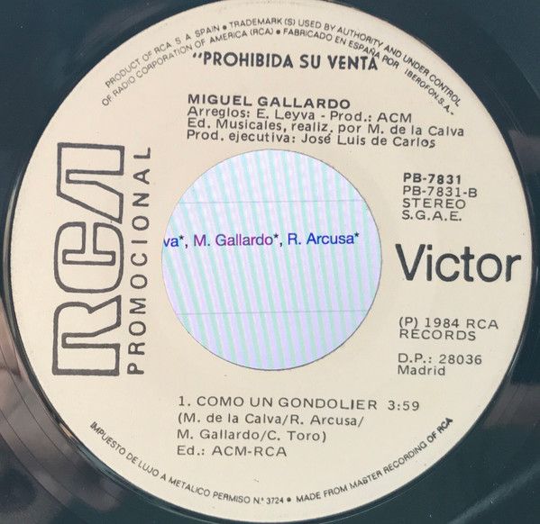 Muchachita / Como Un Gondolier