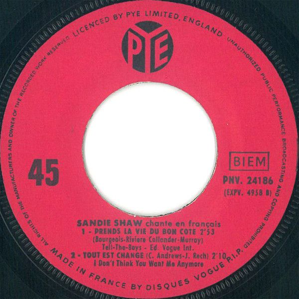 OS05MTk4LmpwZWc.jpeg Sandie Shaw Chante En Français Un Tout Petit Pantin = Puppet On A String