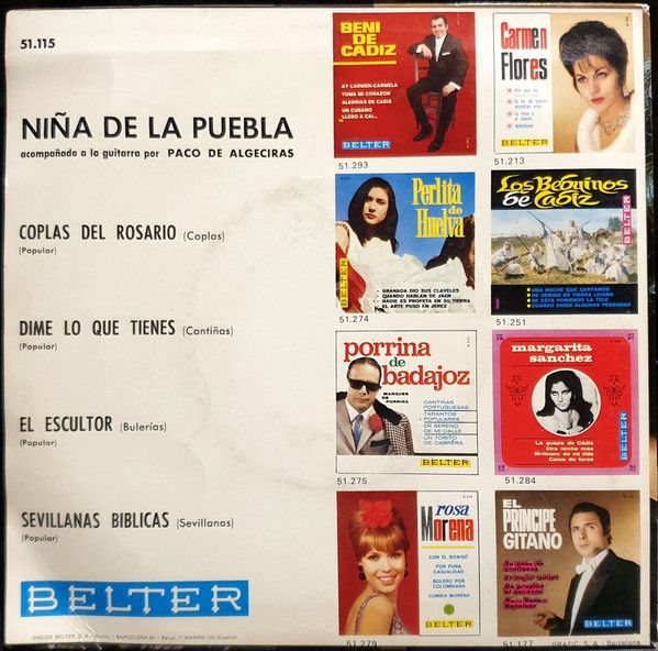 Coplas Del Rosario / Díme Lo Que Tienes / El Escultor / Sevillanas Bíblicas