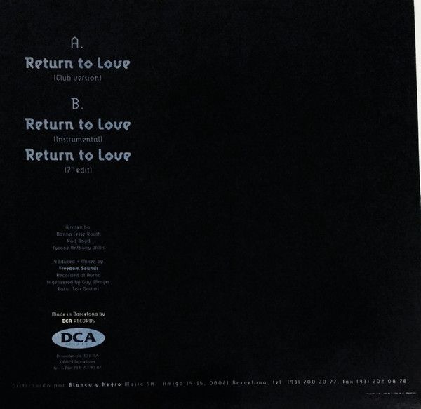 Return To Love