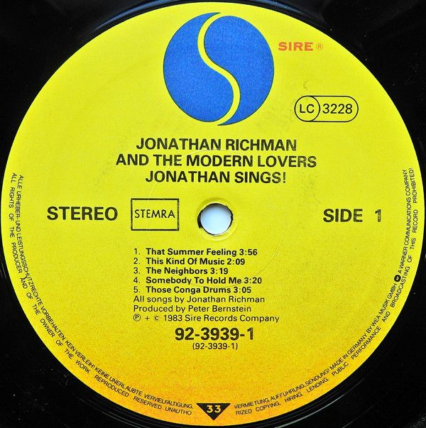 Jonathan Sings!
