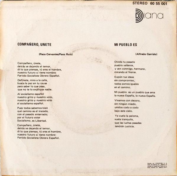 Compañero, Únete / Mi Pueblo Es