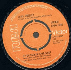 If You Talk In Your Sleep