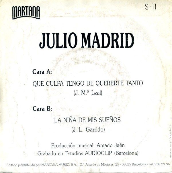 Que Culpa Tengo de Quererte Tanto