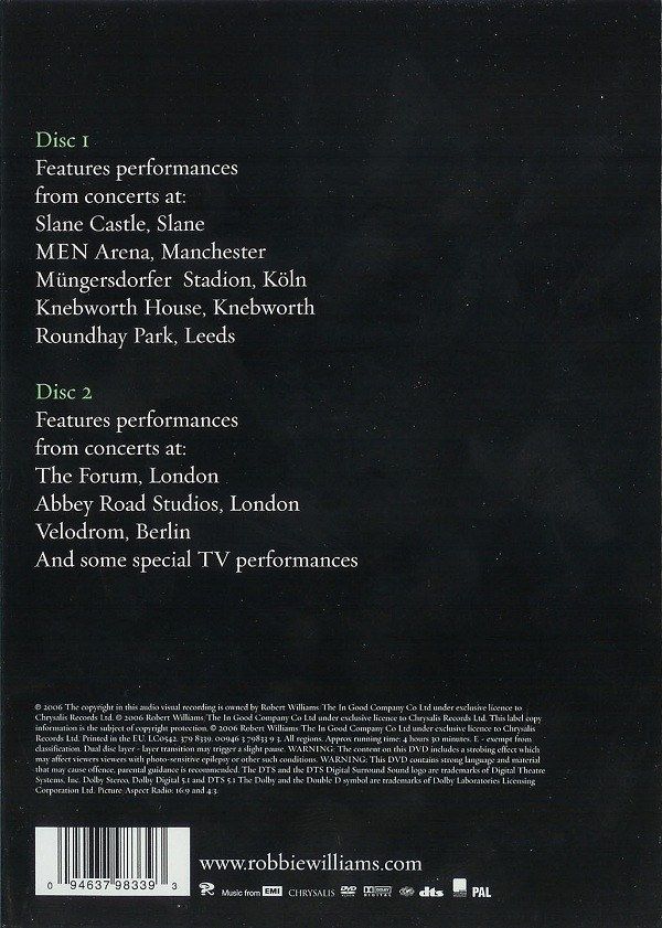 And Through It All: Robbie Williams Live 1997-2006
