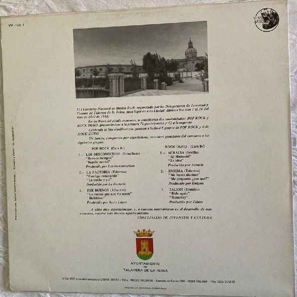 I Concurso Nacional De Rock (Talavera De La Reina)