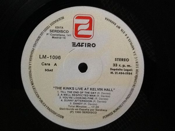 Live At Kelvin Hall