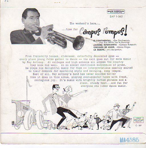 cd25dfc1d15e5e139be403bddf30638846e22c9c_0_0.jpeg Ray Anthony's Campus Rumpus (Jarana Estudiantil) Part 1