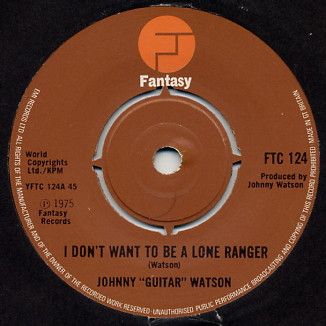 I Don't Want To Be A Lone Ranger
