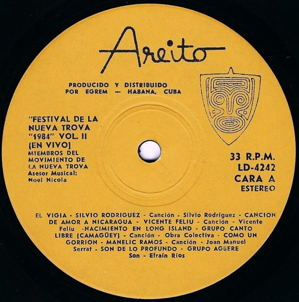 Festival De La Nueva Trova 1984 (En Vivo) Miembros Del Movimiento De La Nueva Trova Vol. 2