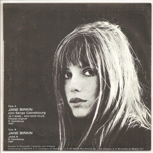 Je T'aime ... Moi Non Plus / Jane B.