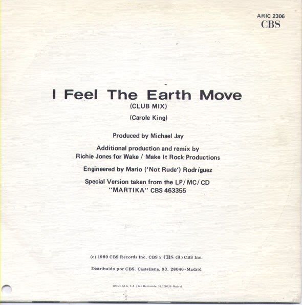 I Feel The Earth Move