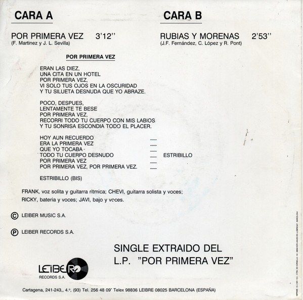Por Primera Vez