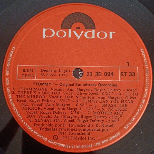 da621ac2259f5af0fe17541f34d3cbdcd0ddbd8a_0_0.jpeg Tommy (Banda Sonora Original De La Película)