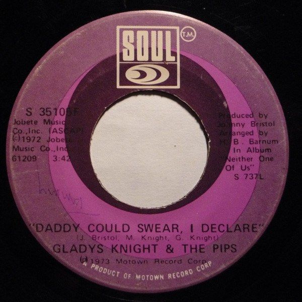 Daddy Could Swear, I Declare / For Once In My Life