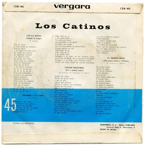 Ciudad Solitaria / Cae La Nieve / Siempre A Tu Lado / El Primer Beso
