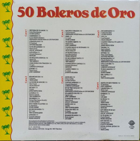 50 Boleros De Oro