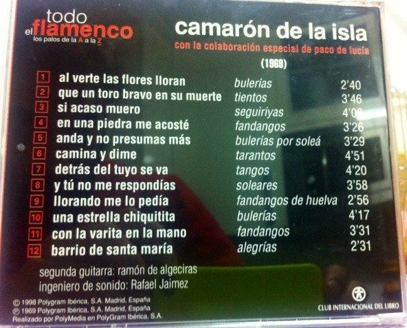 El Cante De Camarón