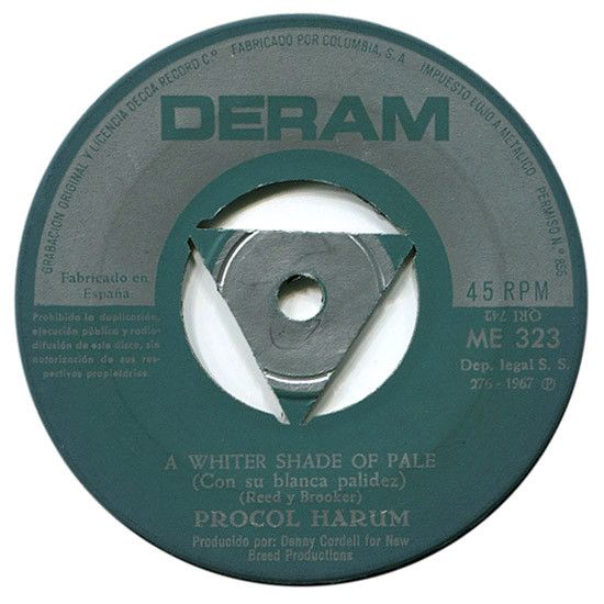 A Whiter Shade Of Pale = Con Su Blanca Palidez / Lime Street Blues