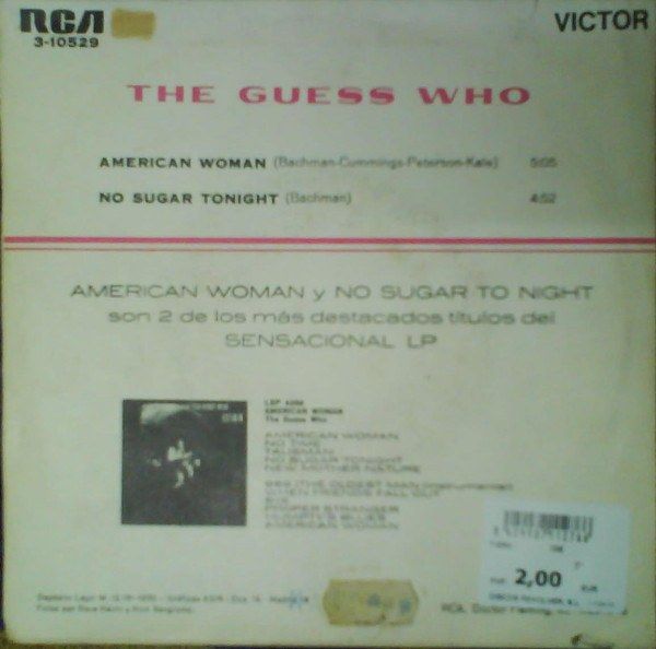 American Woman / No Sugar Tonight