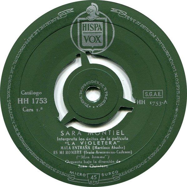 Interpreta Las Canciones De La Película "La Violetera"