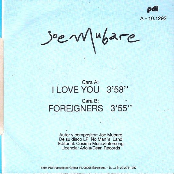 I Love You / Foreigners