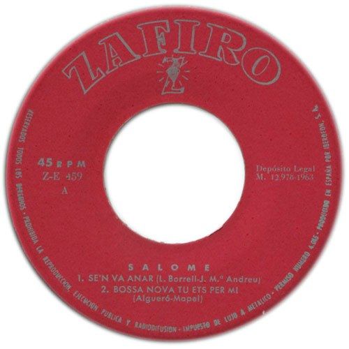 Se'n Va Anar / Bossa Nova Tu Ets Per Mi / Dona'm Felicitat / Com Un Record