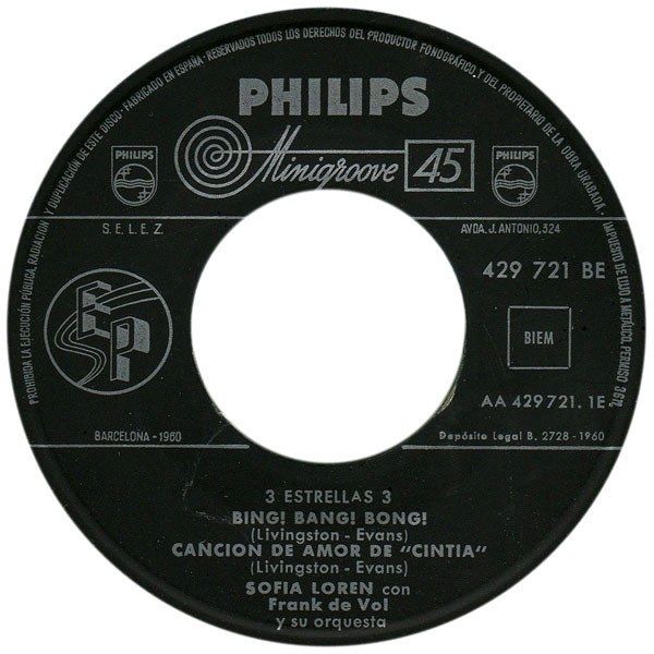 3 Estrellas 3: Bing! Bang! Bong! / Canción De Amor De "Cintia" / Mack The Knife / Morgen