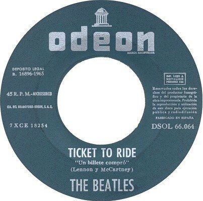 Ticket To Ride / Yes It Is