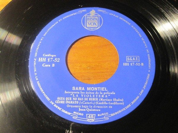 Interpreta Las Canciones De La Pelicula La Violetera
