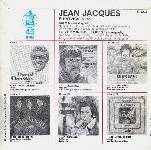 Eurovisión '69 - Canta En Español Mama