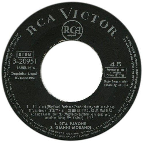 El Món / He Vist Com Sorties / Ell / Si No Et Tingués Ja Mai Més