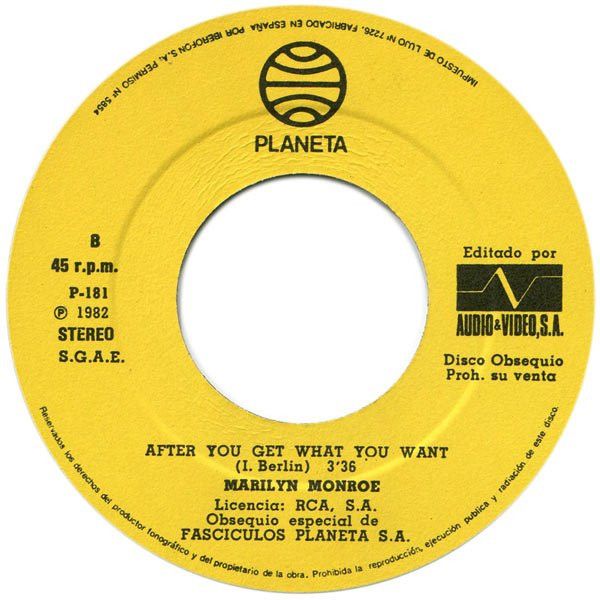 I'm Gonna File My Claim / After You Get What You Want