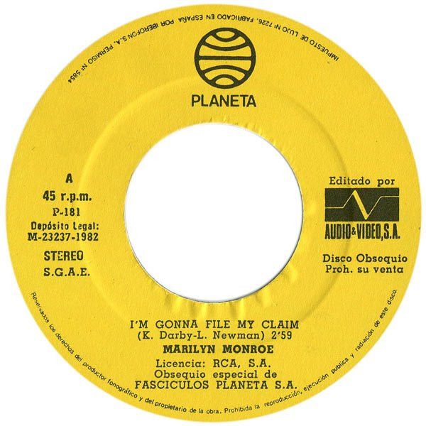 I'm Gonna File My Claim / After You Get What You Want