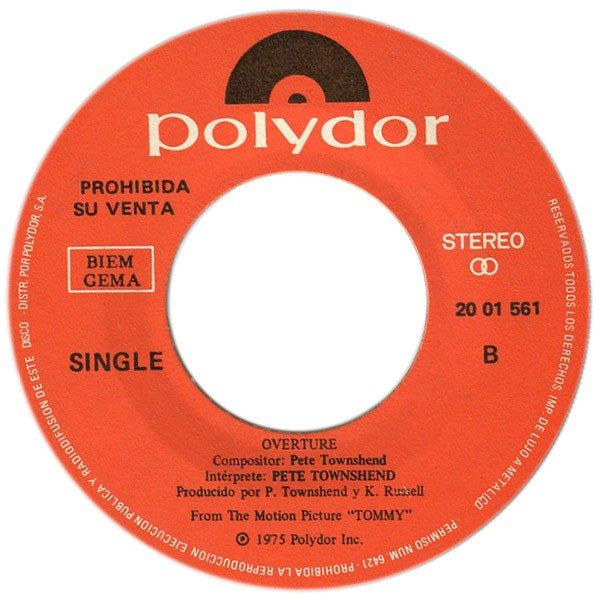 Listening To You / See Me, Feel Me / Overture